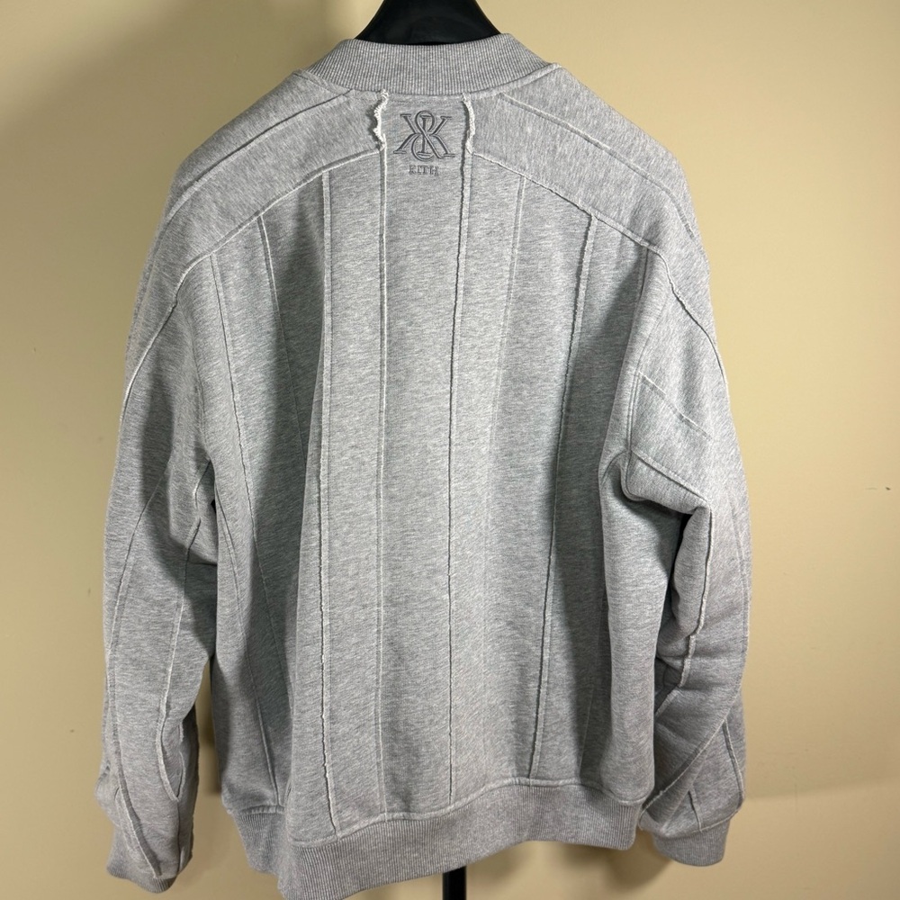 Kith Marvin Bomber Jacket color Heather Grey size Small   ( Runs big size up ) - Picture 5 of 9